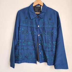 Vintage 1990 blue shirt